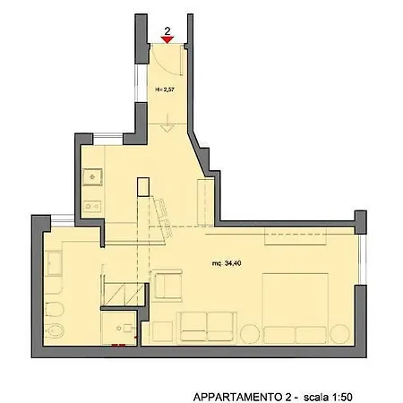 Lägenhet Ci'cala House Palermo